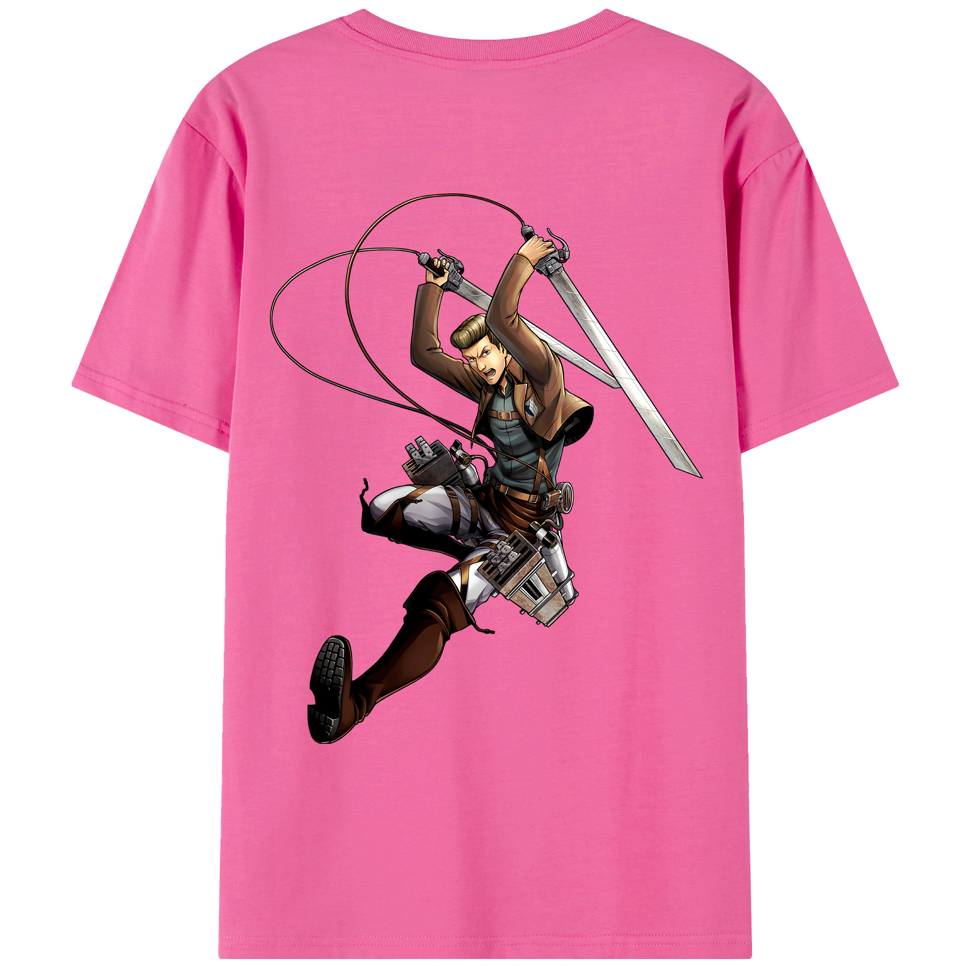 （画像用） 進撃の巨人 Attack on Titan レディース半袖Tシャツ(バックプリント)